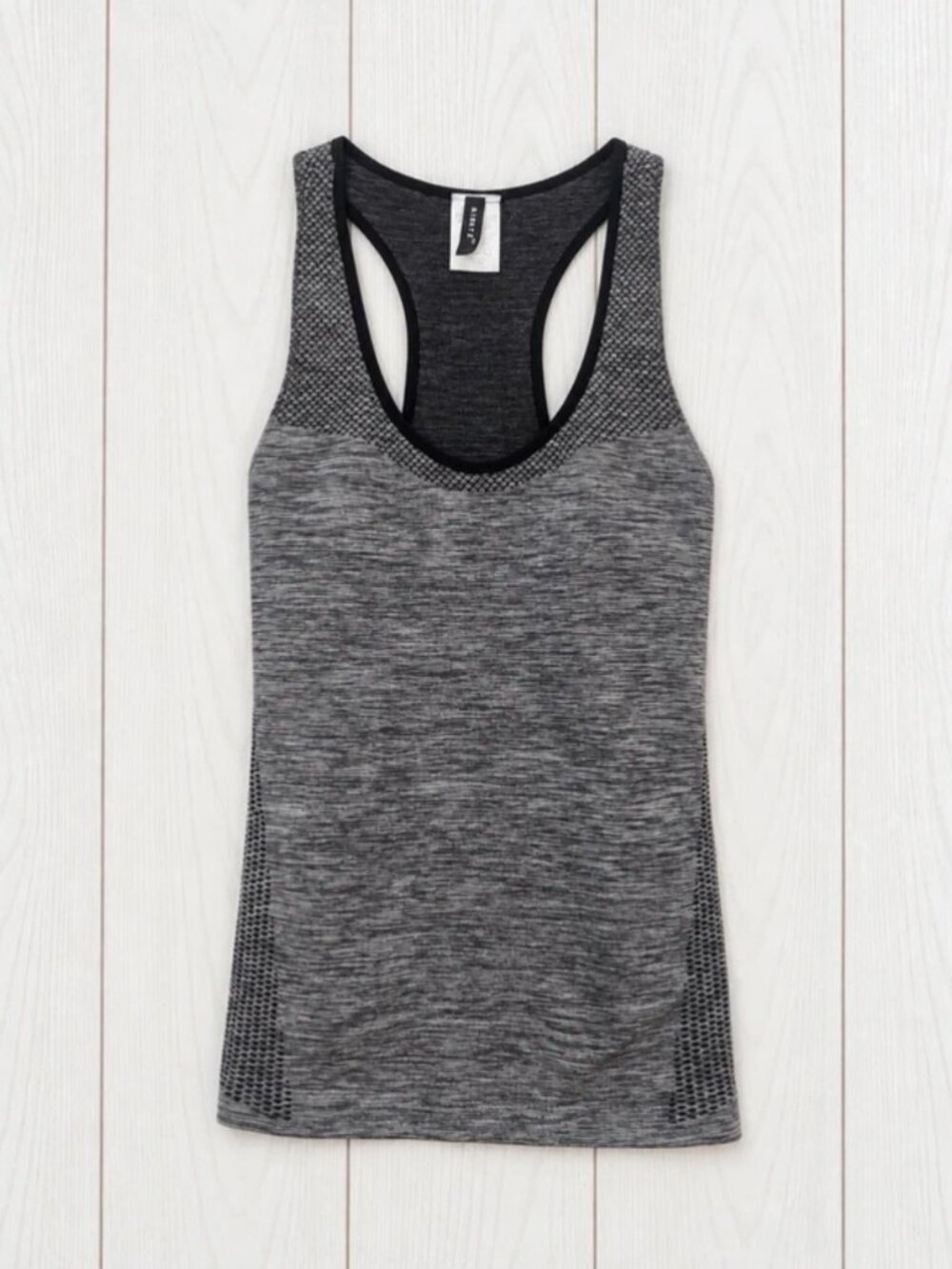 Always Women's Gray Athletic Stretch Racerback Tank Top One Size